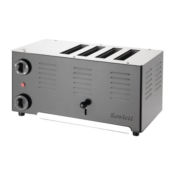 Rowlett Regent 4 Slot Toaster Quartz Grey with 2x Additional Elements