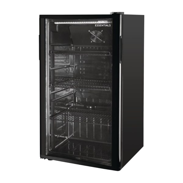 Nisbets Essentials Single Door Back Bar Cooler 92Ltr