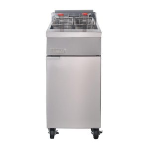 Buffalo Single Tank Twin Basket Freestanding Gas Fryer