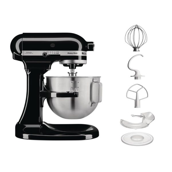 KitchenAid K5 Heavy-Duty Bowl-Lift Stand Mixer 4.8Ltr Black 5KPM5EOB