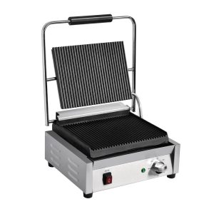 Power: 2.2kW. Large. Ribbed upper & lower plates