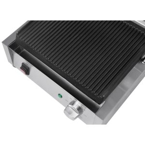 Power: 2.2kW. Large. Ribbed upper & lower plates