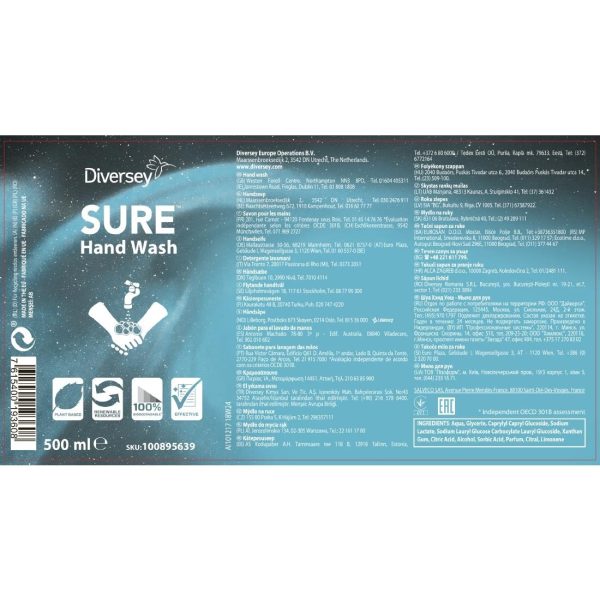 SURE Perfumed Liquid Hand Wash 500ml