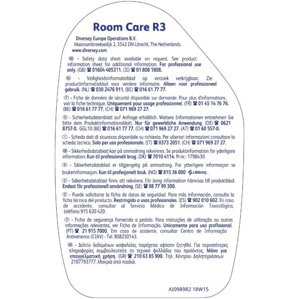 Room Care R3 Glass and Multi-Surface Cleaner Ready To Use 750ml