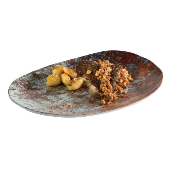 APS Aquaris Oval Platter 405 x 300mm
