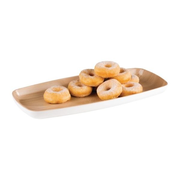 APS Frida Tray Wood & White 360 x 165mm