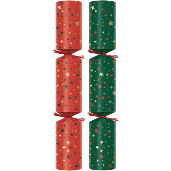 Bright Stars Plastic-Free Christmas Crackers 9″ (Pack of 100)