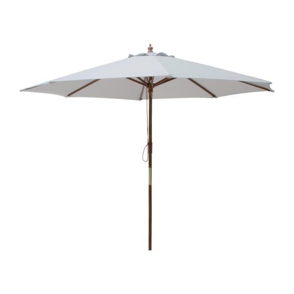 Bolero Round Parasol Grey 3000mm
