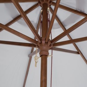 Bolero Round Parasol Grey 3000mm