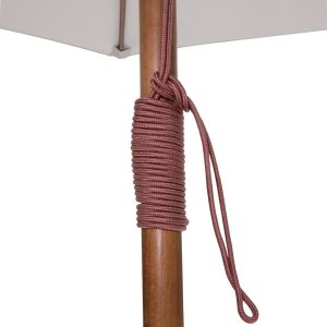 Bolero Round Parasol Grey 3000mm