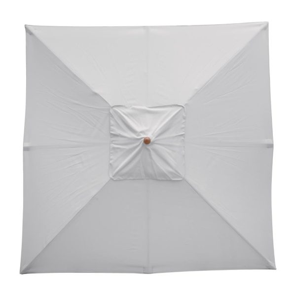 Bolero Square Parasol Grey 2.5m