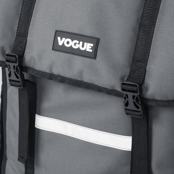 Vogue Insulated Delivery Back Pack Grey 550x400x400mm
