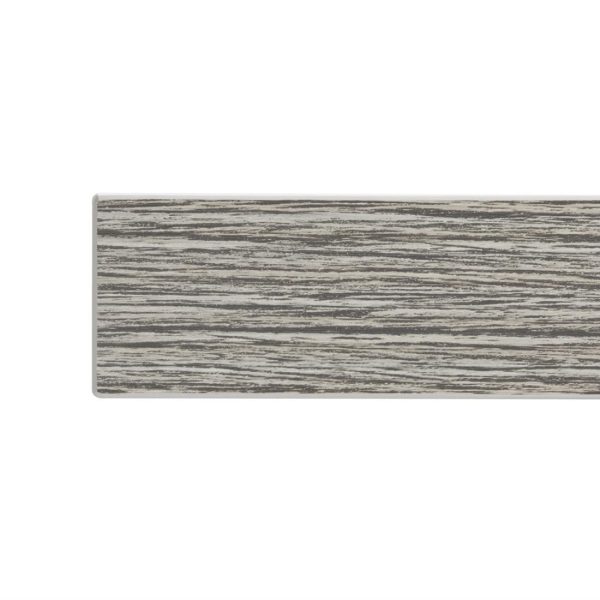 Bolero Pre-Drilled Square Melamine Table Top Ash Grey 600mm
