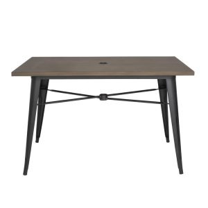 Bolero Complete OutdoorTable 120x76x76cm – Dark Wood