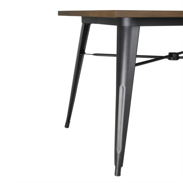 Bolero Complete OutdoorTable 120x76x76cm – Dark Wood
