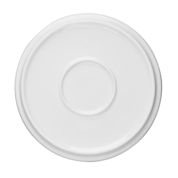 Olympia Whiteware Flat Round Plates 150mm (Pack of 6)