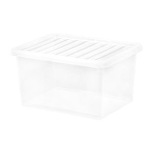 Wham Crystal Storage Box & Lid 37Ltr