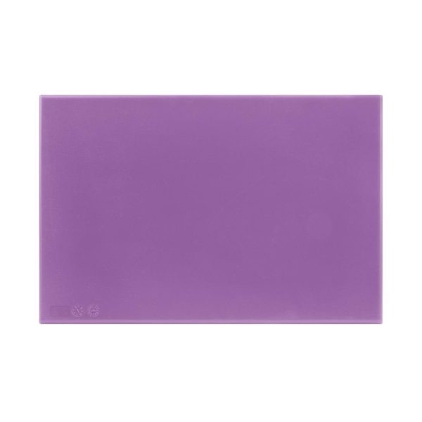 Hygiplas High Density Chopping Board Purple – 450x300x12mm
