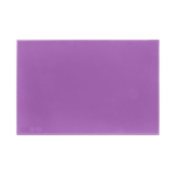 Hygiplas High Density Chopping Board Purple – 450x300x25mm
