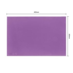 Hygiplas High Density Chopping Board Purple – 450x300x25mm