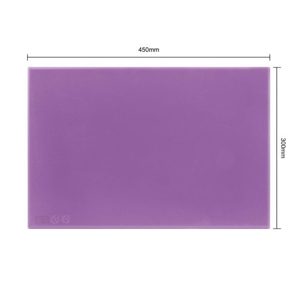 Hygiplas High Density Chopping Board Purple – 450x300x25mm