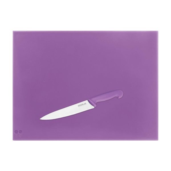 Hygiplas High Density Chopping Board Purple – 600x450x12mm