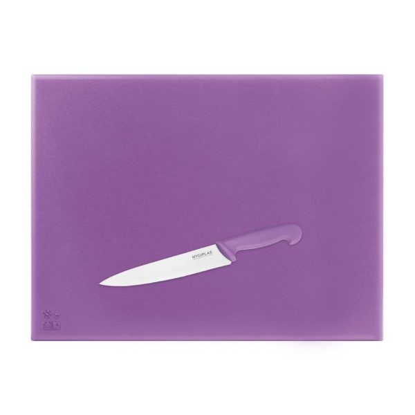 Hygiplas High Density Chopping Board Purple – 600x450x25mm