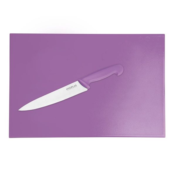 Hygiplas Anti-bacterial High Density Chopping Board Purple – 450x300x10mm