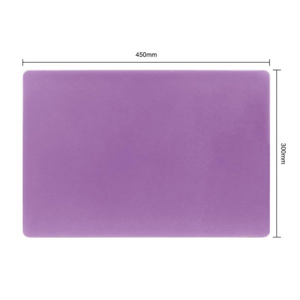 Hygiplas Low Density Chopping Board Purple – 300x450x20mm