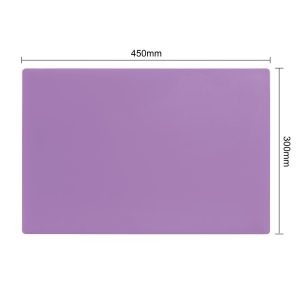 Hygiplas Anti-bacterial Low Density Chopping Board Purple – 450x300x10mm