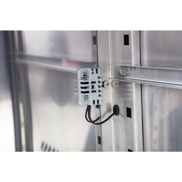 Polar U-Series Double Door Refrigerated Gastronorm Saladette Counter