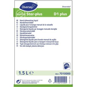 Suma Star-plus D1 Washing Up Liquid Concentrate 1.5Ltr