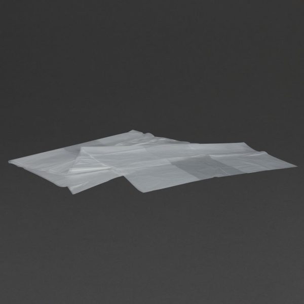 Jantex Heavy Duty Recycled Bin Bag 18kg 120ltr Clear (Pack of 100)
