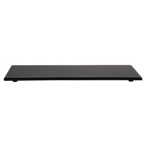 APS Zero Melamine Platter Black GN 1/3