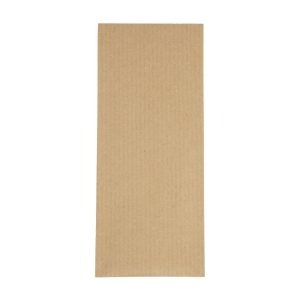 Europochette Brown Cutlery Pouch with White Napkin (Pack of 500)