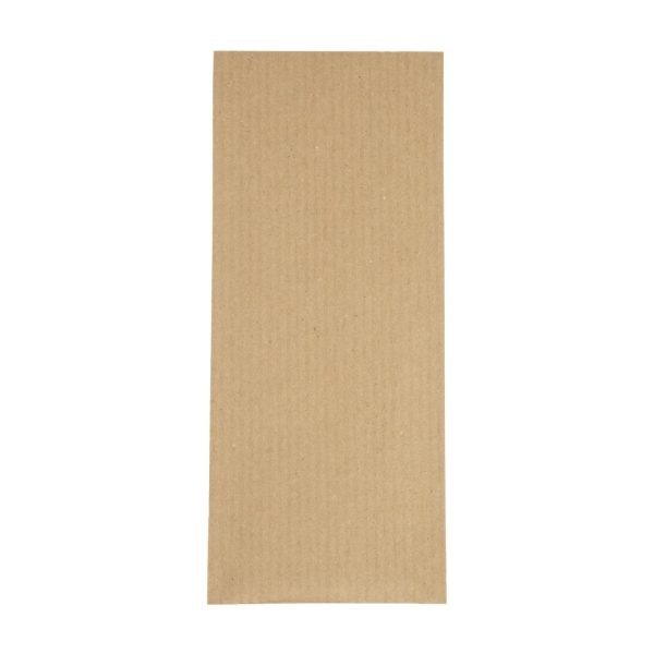 Europochette Brown Cutlery Pouch with White Napkin (Pack of 500)