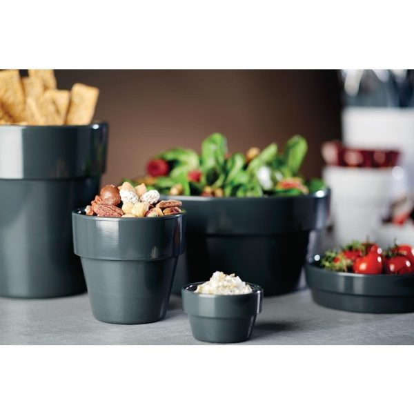 APS Flowerpot 120mm Grey