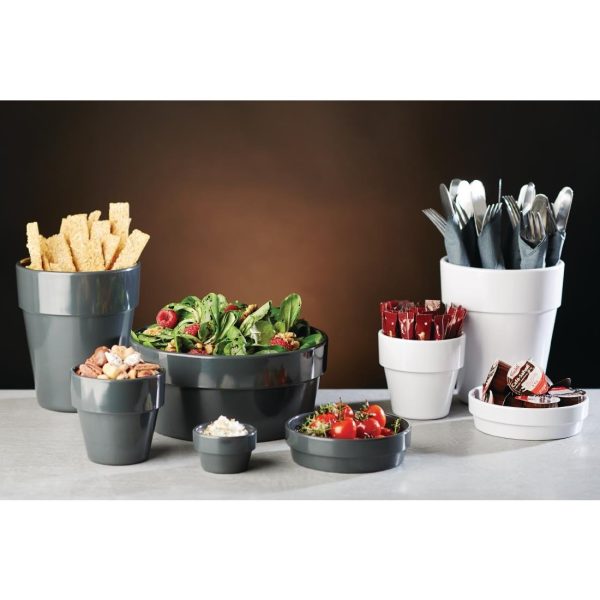 APS Flowerpot 120mm Grey
