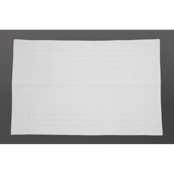 EcoKnit Bath Mat White, 800gsm