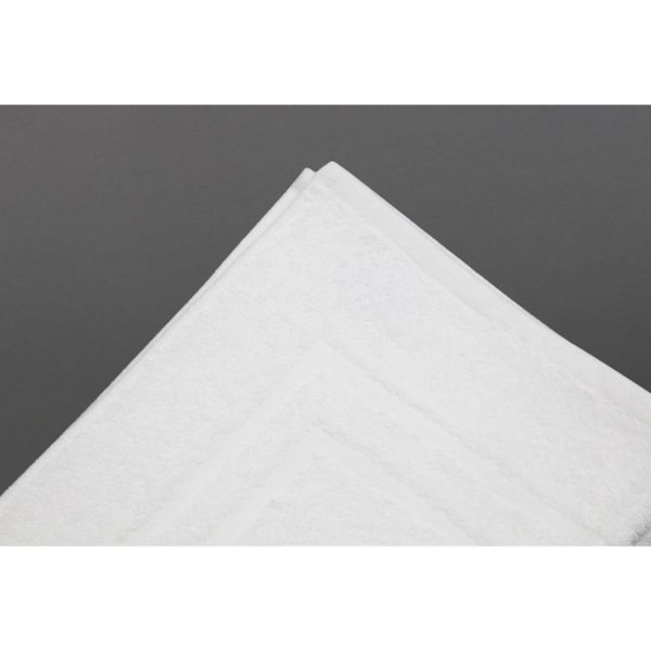 EcoKnit Bath Mat White, 800gsm