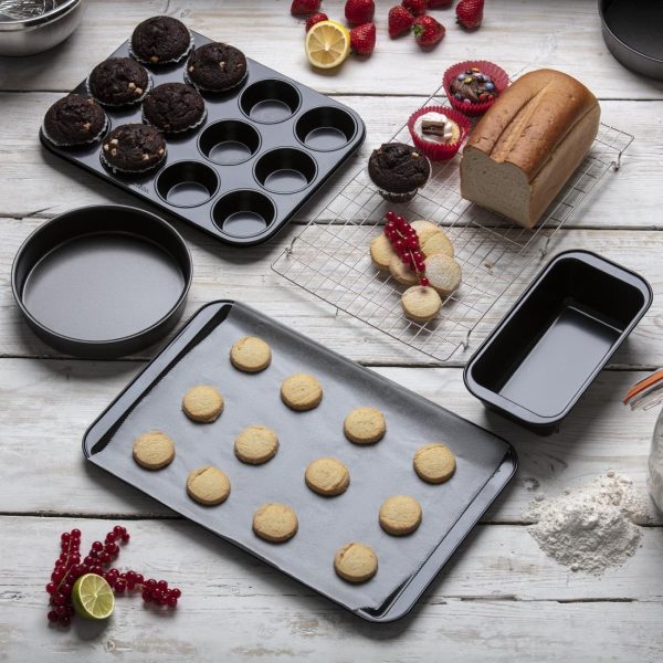Vogue Bake Like A Pro Non-Stick Bakeware Set
