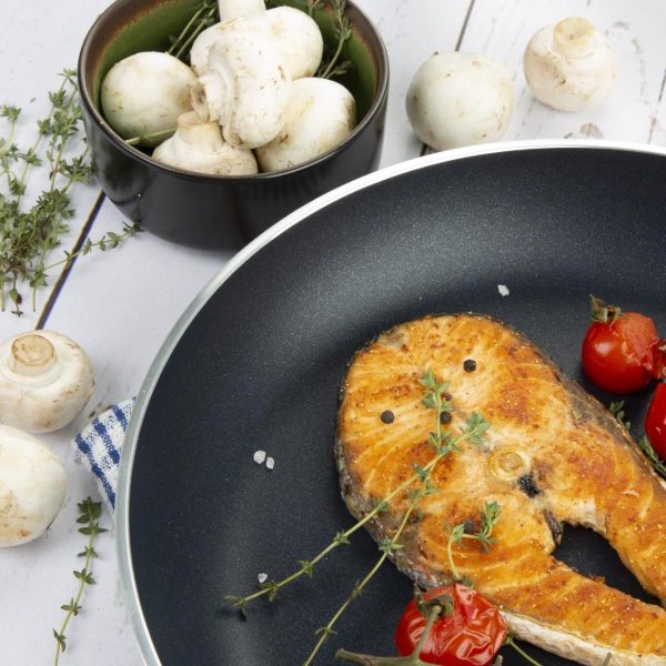 Vogue Cook Like A Pro 3-Piece Non-Stick Induction Frying Pan and Saute Pan Set