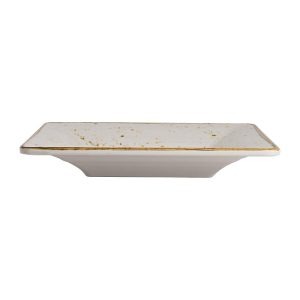 Steelite Craft White Buffet Square Pebble Bowls 254mm (Pack of 6)