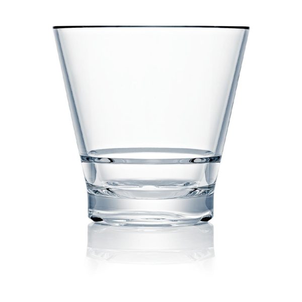Steelite Capella Stack Clear Double Rocks 355ml (Box 12)(Direct)