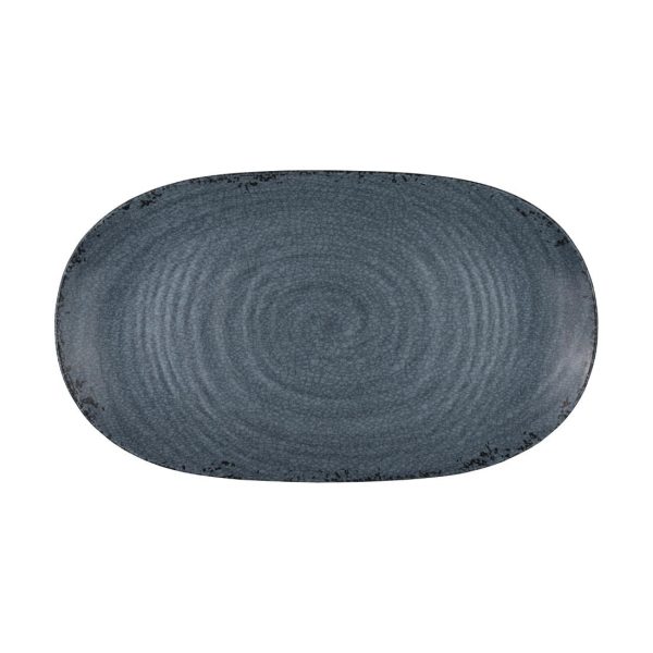 Steelite Creations Pompeii Slate Platter 355.6×203.2mm (Box 12)(Direct)