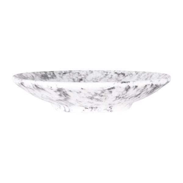 Steelite Hermosa Black Marble Round Plates 152mm (Pack of 6)