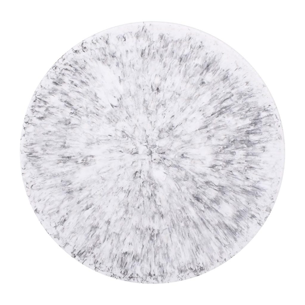 Steelite Hermosa Black Marble Round Plates 330mm (Pack of 6)