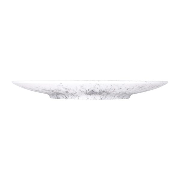 Steelite Hermosa Black Marble Round Plates 330mm (Pack of 6)