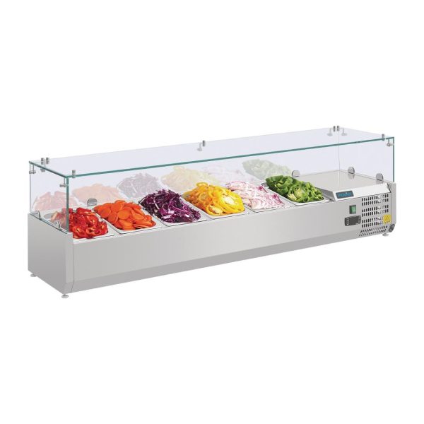Dimensions: 1400mm. For Pizza & Salad Prep Counter G623