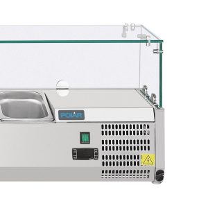 Dimensions: 1400mm. For Pizza & Salad Prep Counter G623